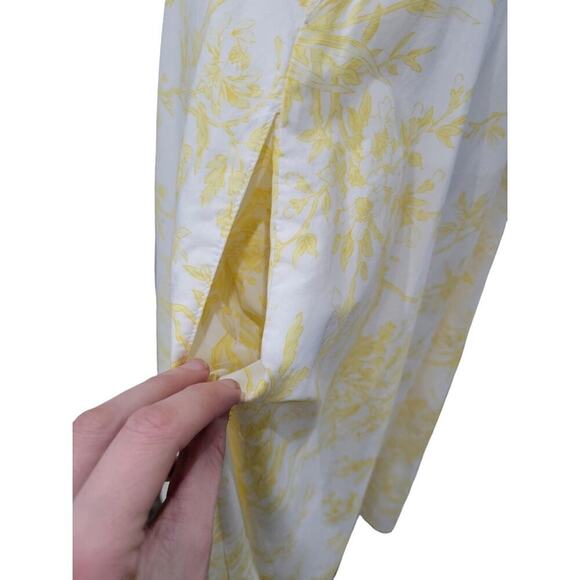 J. Peterman Women's Vintage Toile De Juy Sleeveless Cotton Midi Dress Size 10 - Picture 6 of 16